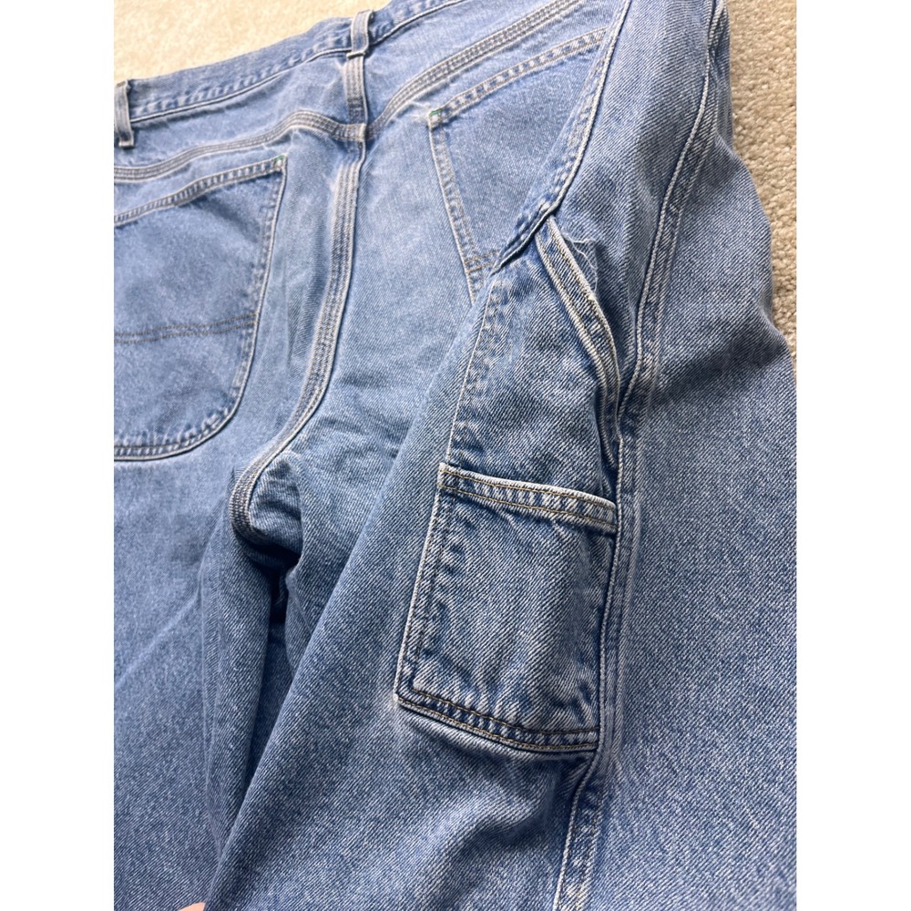 Tommy Hilfiger Mens Vintage Carpenter Denim Shorts Blue Medium Wash Size 36 - Picture 7 of 9